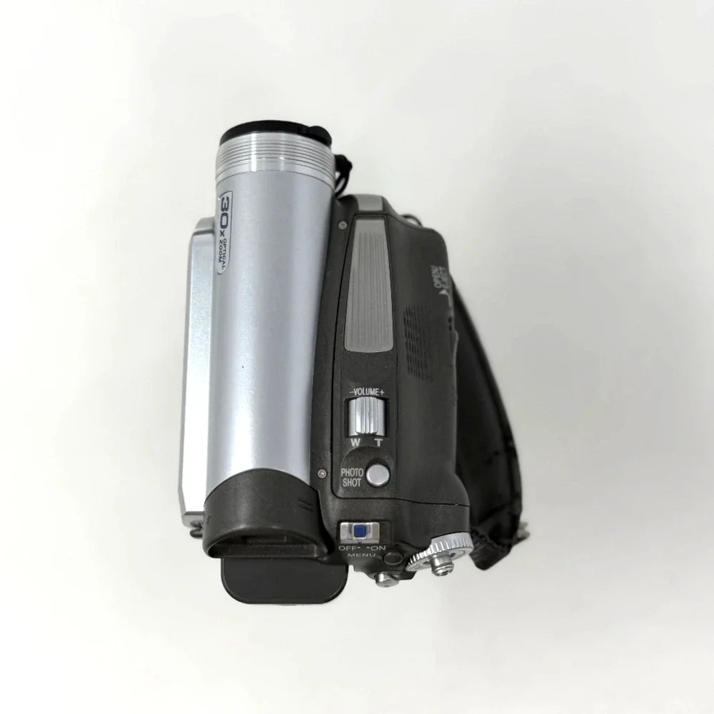 Panasonic PV-GS29 MiniDV Camcorder 30x Zoom w/ Targus Tripod Parts Read